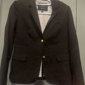 J. Crew Black Blazer with Gold Buttons
